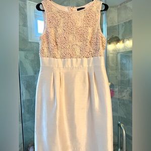 Tahari pale pink formal dress size 8.